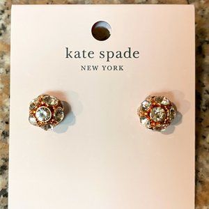 Kate Spade rose gold stud earrings